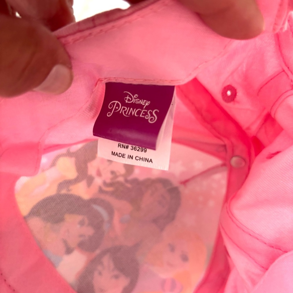 NWOT Disney Princess Pink Baseball Cap for Kids Toddler - Picture 9 of 11